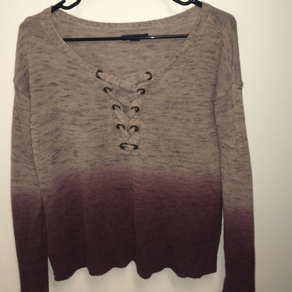 American Eagle Ombré Sweater